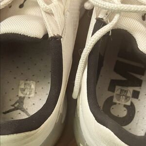 Jordan White and Black Sneakers